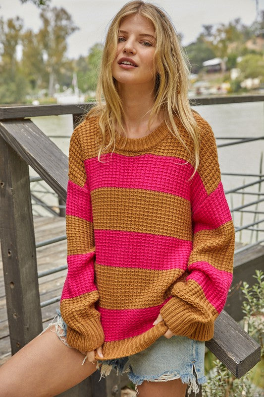 The Francine Striped Knit Sweater
