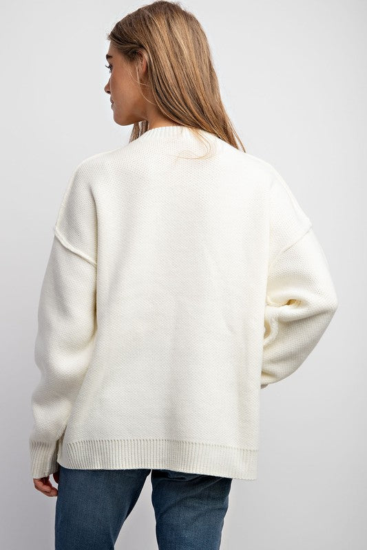 Merry Holiday Knit Sweater